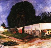 Edvard Munch Summer Night at Aasgaardstrand oil painting artist